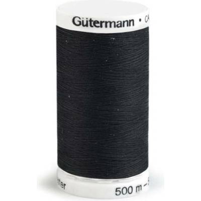 Stoklasa Polyesterové nitě návin 500 m Gütermann Balení: 1 ks, Varianta: 000 Black 000 Black