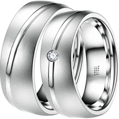 ST-88058 Ocelové snubní prsteny