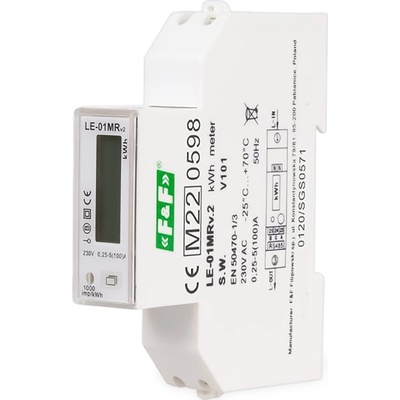 CB Elektro 1-fázový 2-cestný digitálny elektromer, Modbus, 230V, 100A