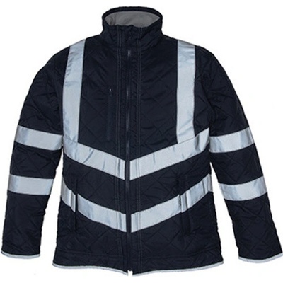 Yoko reflexní prošívaná bunda HVW706 Navy