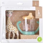 Sophie la Girafe Подаръчен сет Sophie La Girafe - Жирафчето Софи и неразливаща чаша, 180 ml (S850809) - ozone
