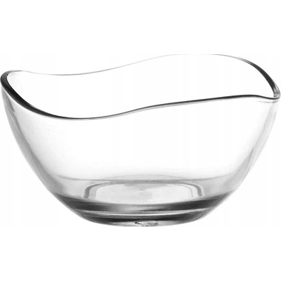 Altom Design Salátová Mísa vlnitá skleněná miska na salát a ovoce 21 cm 1,6 l