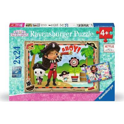 Ravensburger - Puzzle 2x24 Gabbyss Dollhouse - 40 - 99 piese