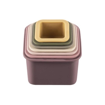 Zopa Silicone Stacking Cups stohovacie tégliky Multicolor 7 ks