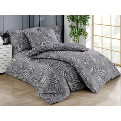 Brotex obliečky Satén Pandora grey 240x200 70x90