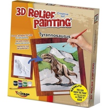 MIRAGE HOBBY Kreativní sada 3D malování Relief Painting: Tyrannosaurus