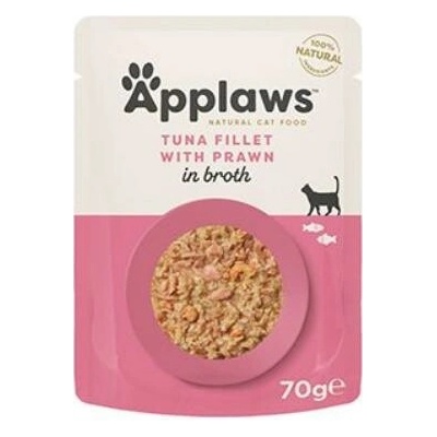Applaws Cat kapsa Adult Broth tuňák s krevetami 70 g