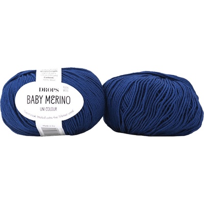Drops Baby Merino 13 navy modrá