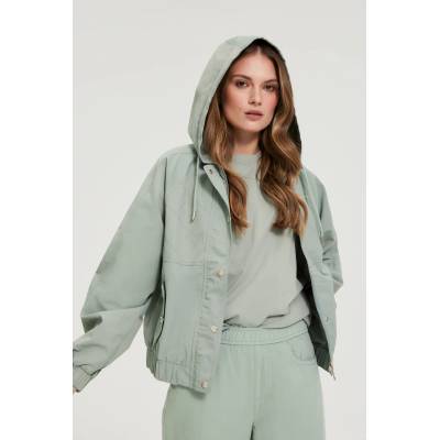 Moodo Къса якета маслинево зелена Moodo Moodo | Zelen | ЖЕНИ | XXL