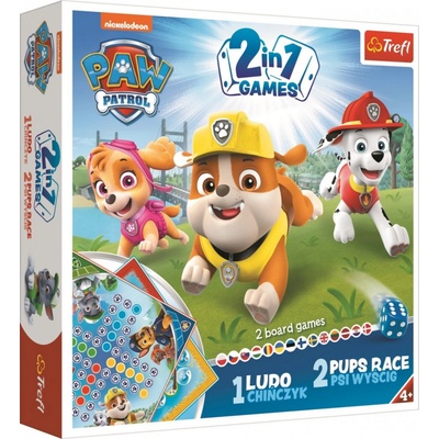 Trefl 2v1 Paw Patrol Človeče nehnevaj sa + Hady a rebríky
