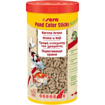 Image 1 of Sera Pond Color Sticks Nature храна за езерни риби 1L, 170gr