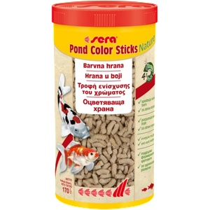 Sera Pond Color Sticks Nature храна за езерни риби 1L, 170gr
