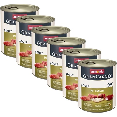 Animonda GranCarno Original Adult - свинско и вътрешности 6 x 800г