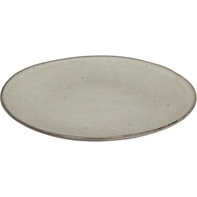 Broste talíř NORDIC SAND pískový kamenina může být různá P.26 cm V.2,5 cm