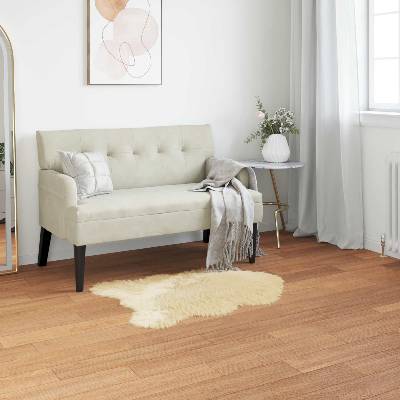 vidaXL Изкуствена овча килим TAFALLA Кремаво 80 x 120 cm Полиестер (42021520)