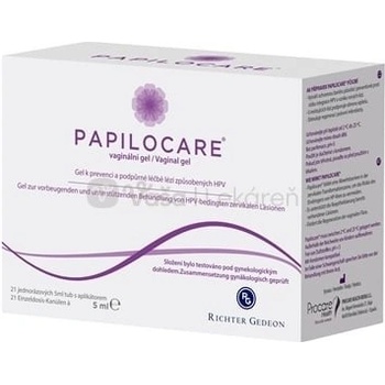 Papilocare vaginální gel 21 x 5 ml