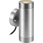 Markslöjd 108170 - LED външно стенно осветително тяло GARDEN24 2xLED/3W/24V IP44 с хром (ML1705)