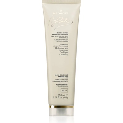 Medavita Blondie Sunset Blonde Enhancing Deep Mask интензивна маска за блонд коса и коса с кичури 150ml