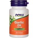 Doplňky stravy Now Foods Garlic Oil česnekový olej 1500 mg x 100 kapslí