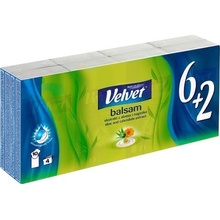 Velvet Balsam hygienické kapesníky 4-vrstvé 8 x 10 ks