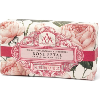 Somerset Toiletry Luxusné mydlo v ozdobnom papieri Ruže (Rose Petal Triple Milled Soap) 200 g