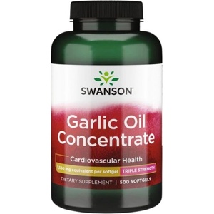 Swanson Garlic Oil Concentrate 1500 mg [500 Гел капсули]