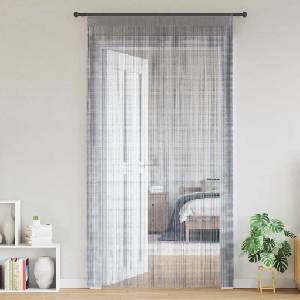 Pure Line Home Пердета с ресни в цвят светлосив за тръбен корниз, 2 бр. , 140 x 250 см