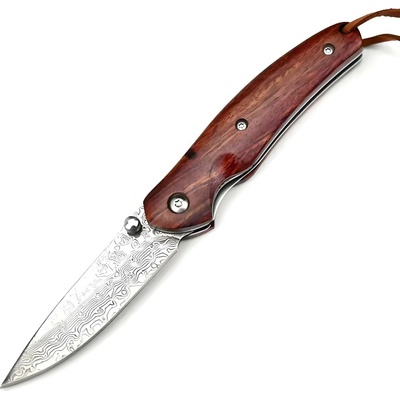 IZMAEL Outdoorový Skládací s Damaškovým Vzorem PA 31701 Hnědá 7 cm