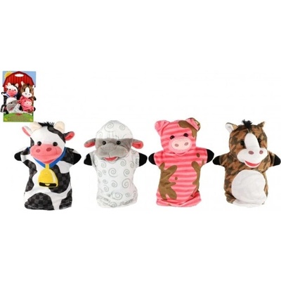 Teddies maňušky domáce zvieratká farma 4ks 88801127 23 cm