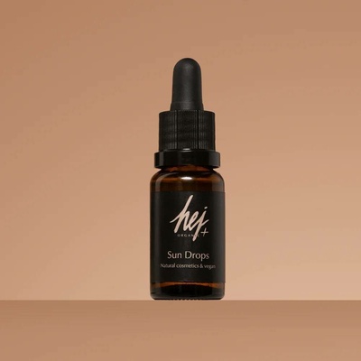 Hej Organic Hej Organic+ sun drops pro opálený efekt 15 ml
