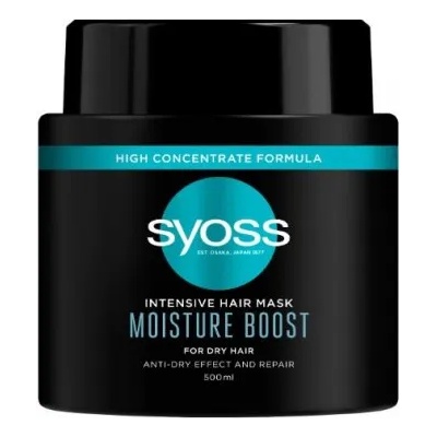 Syoss Moisture Boost - Интензивна маска за суха и безжизнена коса 500мл