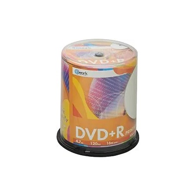 @Work DVD+R Printable 4, 7GB 16x Cake 100бр