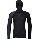 Ortovox Дамско мериносово термобельо Ortovox Women's 120 Comp Light Hoody Merino base layer - Black Raven (115-1701-0113)