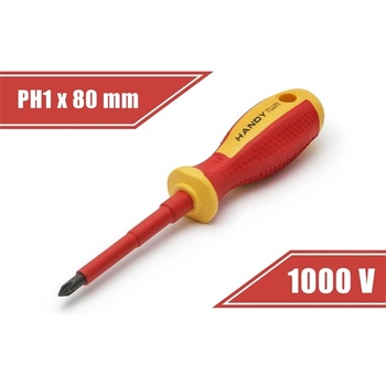 HANDY Удобна отвертка - 10567 (PH1, 80mm, изолирана до 1000V, магнитна глава) (10567)