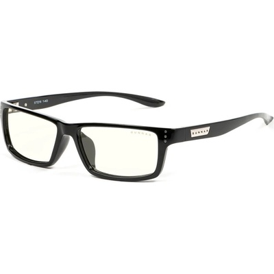 GUNNAR RIOT ONYX černé obroučky, čirá skla RIO-00109