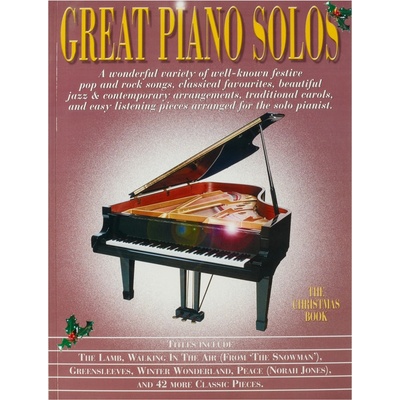 Great Piano Solos The Christmas Book