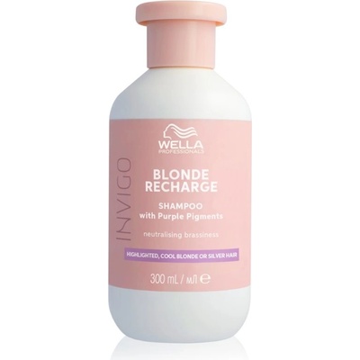 Wella Professionals Invigo Blonde Recharge šampon pro blond vlasy neutralizující žluté tóny 300 ml