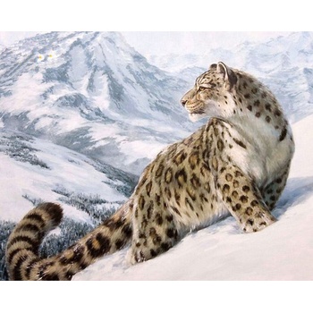 Gaira Malovanie podľa čísel Snežný leopard