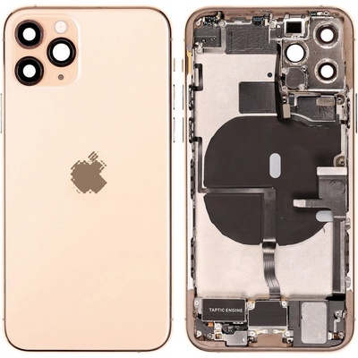 Kryt Apple iPhone 11 Pro Zadní Housing s Malými Díly zlatý