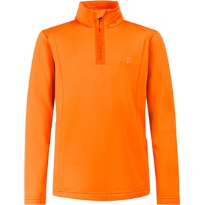Protest Детски поларен пуловер Protest Kid's PRTRewillowy 1/4 Zip Active Top Fleece jumper - Cayenne Orange - размер 116 (EU) (704-5509-1012)