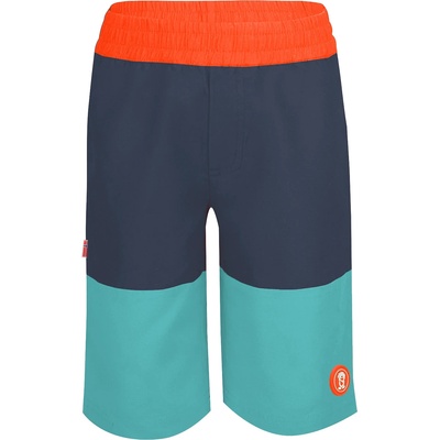 Trollkids Детски бански слипове Trollkids Kid's Kroksand Shorts Boardshorts - Dark Navy / Glow Orange / Dusky Turquoise - размер 164 (EU) (750-0811-0419)