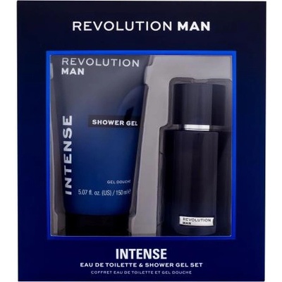 Revolution Man Intense подаръчен комплект: EDT 100 ml + душ гел 150 ml за мъже