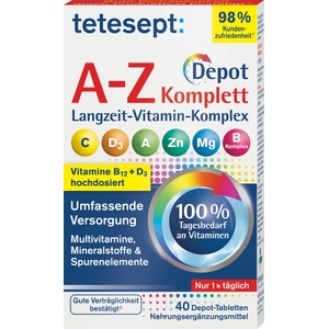 tetesept Витамини A-Z Depot таблетки - 40 таблетка