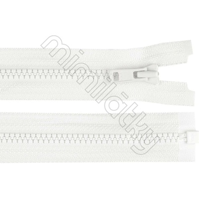 Zip kostěný dělitelný VISLON® No 3 bílá 35 cm YKK