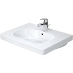 Duravit D-Code - Умивалник за вграждане 65x49 см, с преливник, с отвор за смесител, бял 03426500002 (03426500002)