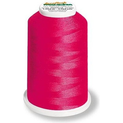 Overlockové nitě PES Madeira Aeroflock 100 (1000m) chemlonové barva 9907 Neon Pink