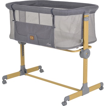 Cangaroo Бебешко легло Cangaroo - Aura, сиво (112085)