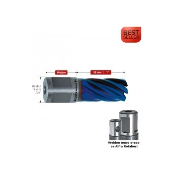 Karnasch Боркорона Ø 14x30, HSS-XE DURABLUE Blue-Line30 BESTSELLER (201312014)