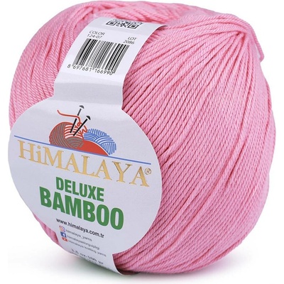 Pletací příze Deluxe Bamboo 100 g Varianta: 4 (07) růžová, Balení: 1 ks 52363/130009/244549