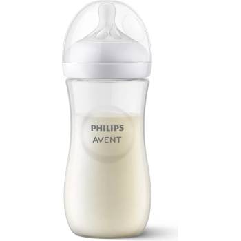 Image 1 of Philips Шише за хранене Philips Avent - Natural Response, 330 ml, с биберон поток 4, 3м+ (00A.0576.001)